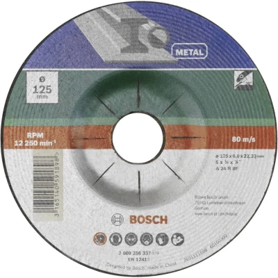 Afbeelding van Bosch Accessories 2609256336 A 24 P BF Afbraamschijf gebogen Diameter 115 mm Boordiameter 22.23 Metaal 1 stuk(s)