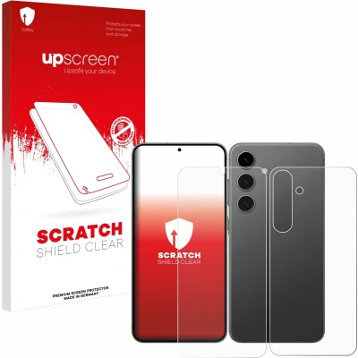 Afbeelding van upscreen Screenprotector voor Samsung Galaxy S24 Plus (Voor+Achter) Folie Beschermfolie transparant