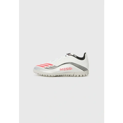 Afbeelding van adidas Mixte enfant F50 MESSI CLUB Turf Football Boots Kids, ftwr white/lucid red/silver met., 38 2/3 EU