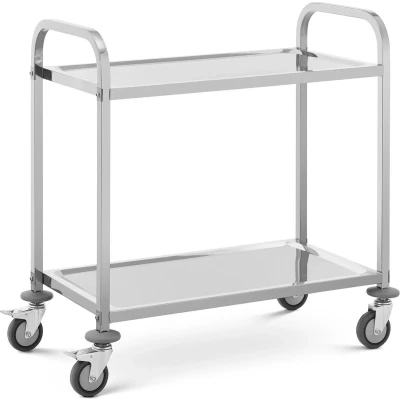 Afbeelding van Royal Catering Serveerwagen 2 planken 95x50 cm 72 kg