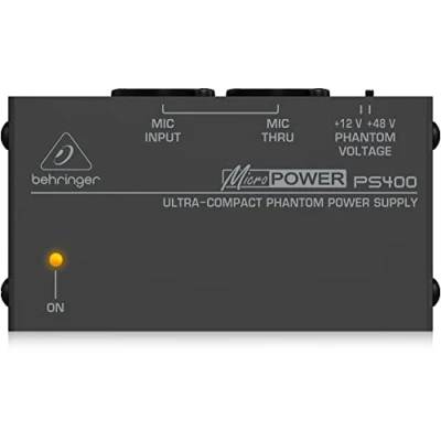 Image de Best Price Square Phantom PWR Supply, 12/+48V PS400 by BEHRINGER