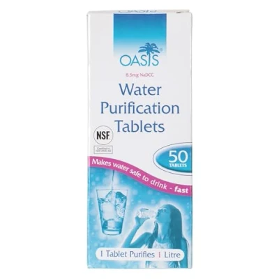 Afbeelding van Mountain Warehouse Oasis 50 stuks waterzuiverende tabletten voor op reis