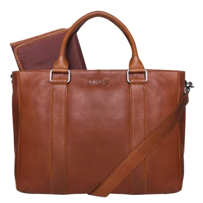 Afbeelding van Mozz Vintage Lovely Large Luiertas cognac