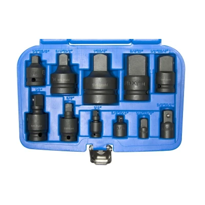 Afbeelding van SW Stahl 07935L Adapterset, ratel 11 1/4x3/8, 3/8x1/4, 3/8x1/2, 1/2x3/8, 1/2x3/4, 3/4x1/2, 3/4x1, 1x3/4 Chroom Molybdeenstaal