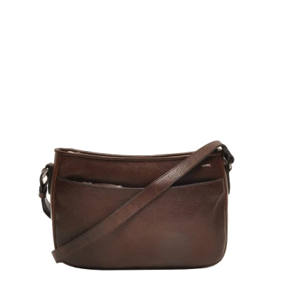 Afbeelding van Berba 335 043 leren crossbody tas