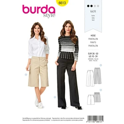Afbeelding van Burda Naaipatroon 6613 Broek in variaties