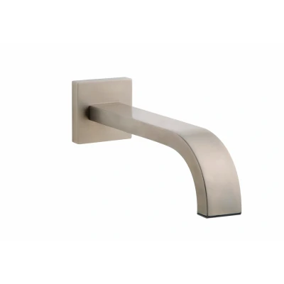 Afbeelding van Wiesbaden inbouw uitloop vierkant 22cm 1/2&#039;&#039; geborsteld staal