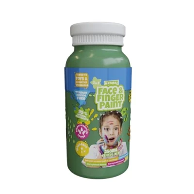 Afbeelding van Natural Face &amp; Fingerpaint Fles Groen, 250ml