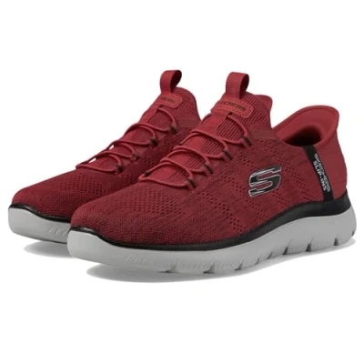 Afbeelding van Skechers Sport Men&#039;s SUMMITS KEY PACE Sneakers Slip ins Vegan 232469 RDBK