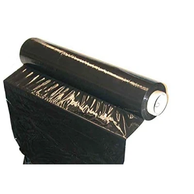 Afbeelding van BGS Stretchfolie zwart 500 mm x 300 m, 23 μm