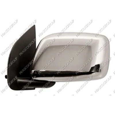 Afbeelding van Buitenspiegel Prasco DS8147006 Links Zwart Verchroomd Bol vormig NISSAN: NP300 Navara Pickup