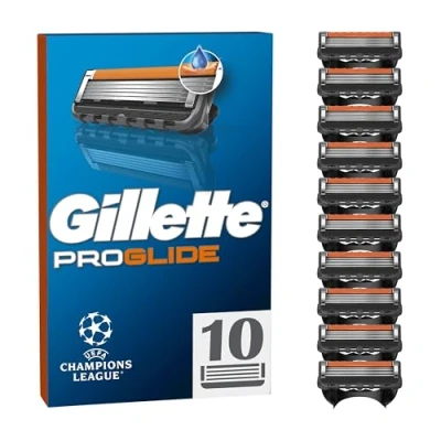 Afbeelding van Gillette ProGlide 10 navulverpakkingen voor heren een grondige scheerbeurt met Lubrastrip (verpakking kan variëren)
