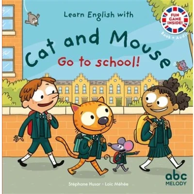 Image de Go to school Cat and Mouse Livre + audio