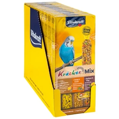 Afbeelding van Vitakraft Parkiet Kracker Honing/Fruit/Ei 3 in 1 10 stuks
