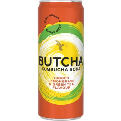Afbeelding van Butcha Ginger&amp;Lime Leaf 12x250ml