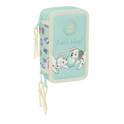 Afbeelding van Schooletui met Accessoires Disney Blauw 12,5 x 19,5 5,5 cm 37 Onderdelen