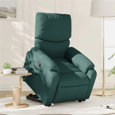 Afbeelding van VidaXL, Fauteuils, Relaxfauteuil met opstahulp stof