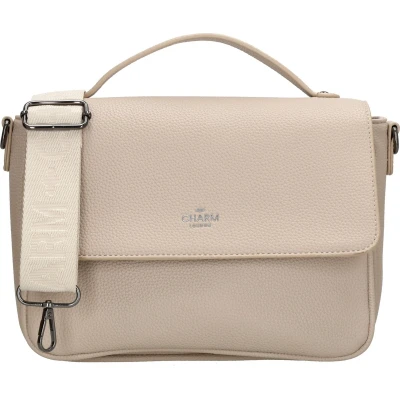 Afbeelding van Charm London Mulberry street Handtas Beige