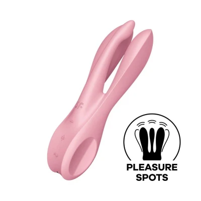 Afbeelding van Satisfyer Threesome 1 Clitoris Vibrator Roze
