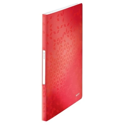 Afbeelding van Leitz WOW showalbum A4, 40 hoezen, rood 10 stuks