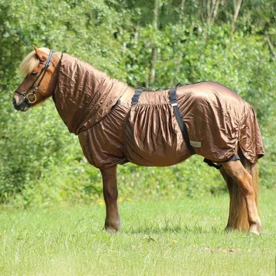 Afbeelding van QHP Eksemtdeken Icelandic UV Protection Bruin