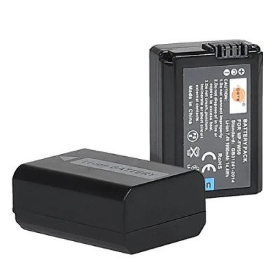 Afbeelding van DSTE Set van 2 NP FW50 1950mAh/14,4WH reservebatterijen compatibel met Sony Series