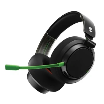 Afbeelding van Skullcandy SLYR Pro Wireless Multi Platform Over Ear Gaming Headset met Ultra Low Latency USB A Transmitter, compatibel Xbox, PC, Nintendo Switch of PlayStation Zwart/Groen