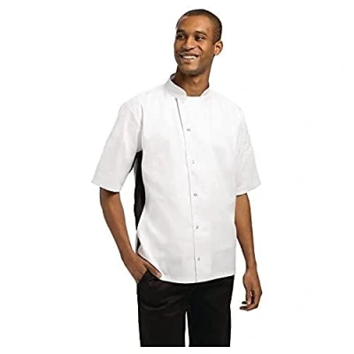 Afbeelding van Whites Nevada koksbuis wit met zwart contrast M