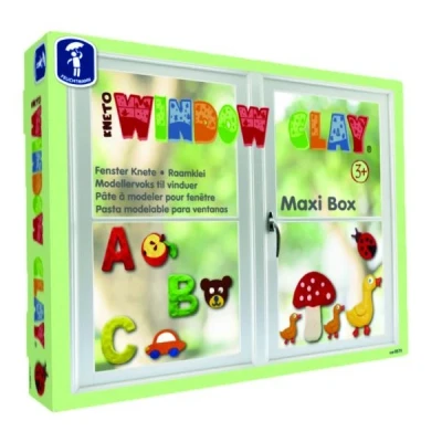 Afbeelding van Raamklei Maxi Box, 51dlg.