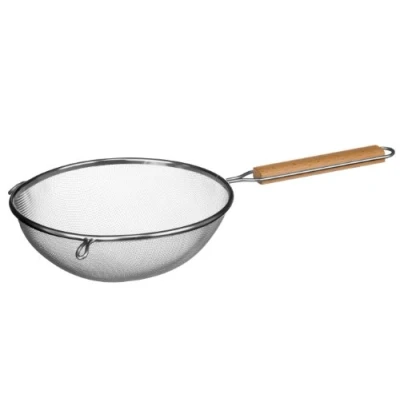 Image de PREMIER HOUSEWARES 0806511 TAMIS ACIER INOXYDABLE + POIGNÉE EN BOIS