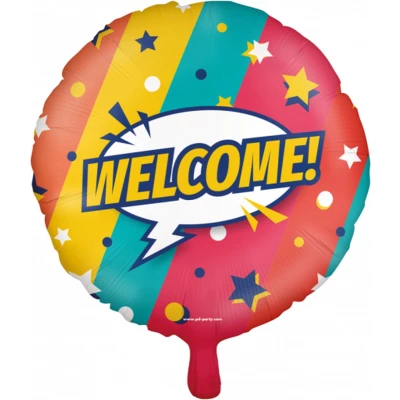 Afbeelding van PD Party Folieballonnen Welcome
