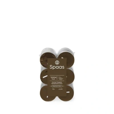 Afbeelding van Spaas Twinkling Touch Geurkaarsen, 4,5 uur, 12 stuks