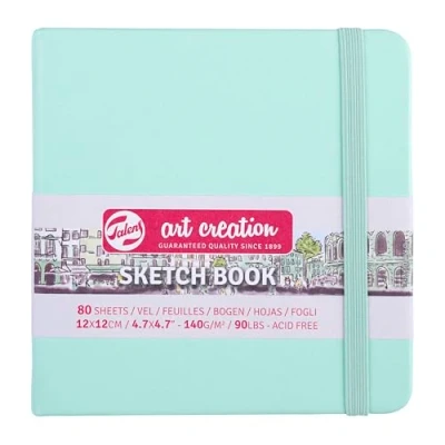Afbeelding van Talens Art Creation schetsblok 12x12cm 80 vellen turkoois