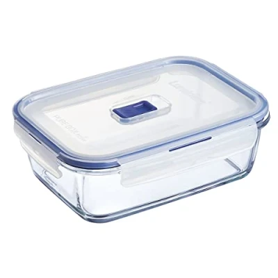 Image de Boîte rectangle Pure box 122 cl Luminarc Transparent Verre
