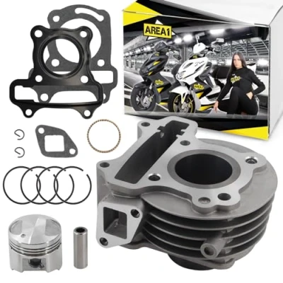 Afbeelding van Area1 GY6 50cc 4 takt reservecilinder 139QMB/QMA compatibel met Speedfight 3 BT49QT RS Sym AGM Explorer Flech Tech Yiying Wangye Zhej