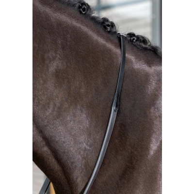 Image de LeMieux Kudos Rênes Kris Extreme Rubber Noir Full