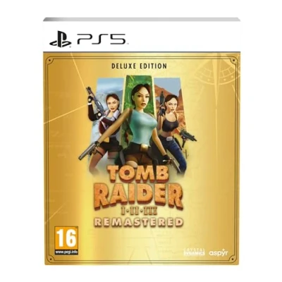 Image de Tomb Raider 1 3 Remastered Starring Lara Croft Deluxe Edition PS5 (Version anglaise)