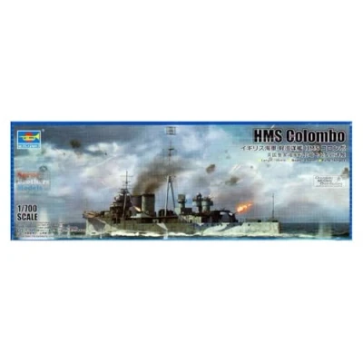 Afbeelding van 1:700 Trumpeter 06742 HMS Colombo Ship Plastic Modelbouwpakket