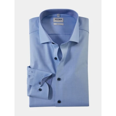 Afbeelding van Olymp Level Five BODY FIT Overhemd, Heren, Maat: 45, Light blue