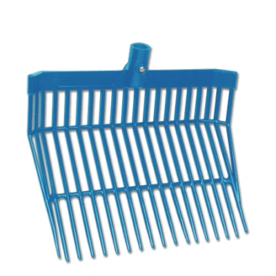 Afbeelding van Mestvork kunststof azuur blauw