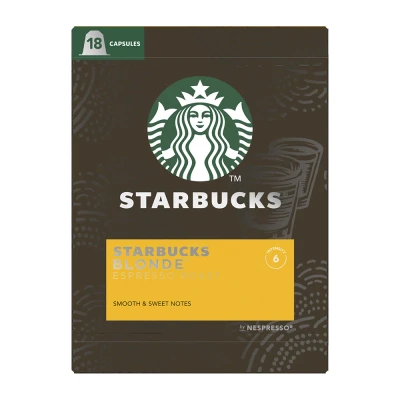 Image de 11,90 de remise 7 unités Starbucks Blonde Roast 18 capsules 630 g