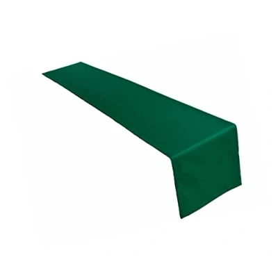 Afbeelding van Tafelloper van hoogwaardige kwaliteit 100% katoen Conceptcollectie Kleur en maat naar keuze 40 x 250 cm Dennengroen