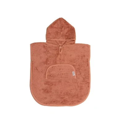 Afbeelding van Timboo Poncho V Neck (2 4y) Sunrise Orange