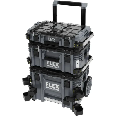 Afbeelding van Flex Tools Stack Pack Opberg En Transport Koffer Set Complete 3 Delige