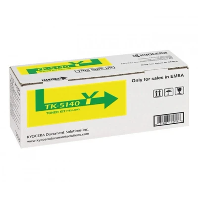 Afbeelding van Kyocera TK 5140Y Tonercartridge 1 stuk Origineel Geel