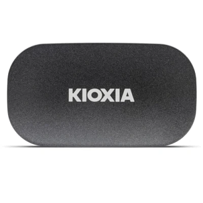 Afbeelding van Kioxia EXCERIA PLUS G2 500GB Portable SSD USB 3.2 Gen2 Type C (500 GB), Externe SSD, Grijs