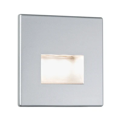 Afbeelding van Paulmann LED wandinbouwlamp Edge Quadro 1,1W chroom