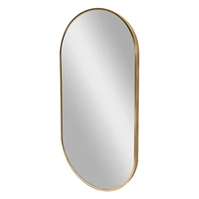 Afbeelding van Passpiegel Corato hangend 40x80 cm goudkleurig