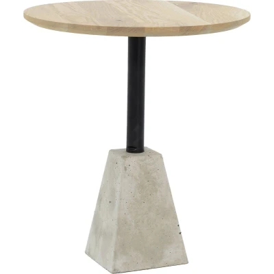 Afbeelding van SPINDER DESIGN FLAVOUR ø 40 Bijzettafel Beton / Eiken