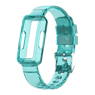 Afbeelding van Transparante bandjes voor Fitbit Ace 3/Ace 2/Inspire/Inspire HR/Inspire 2 smartwatch, reservearmband dames en heren, schattige siliconen band Halloween, rekbaar
